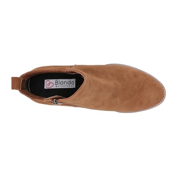 Blondo Noa Suede Weatherproof Ankle Booties Size 10 M - Picture 5 of 16